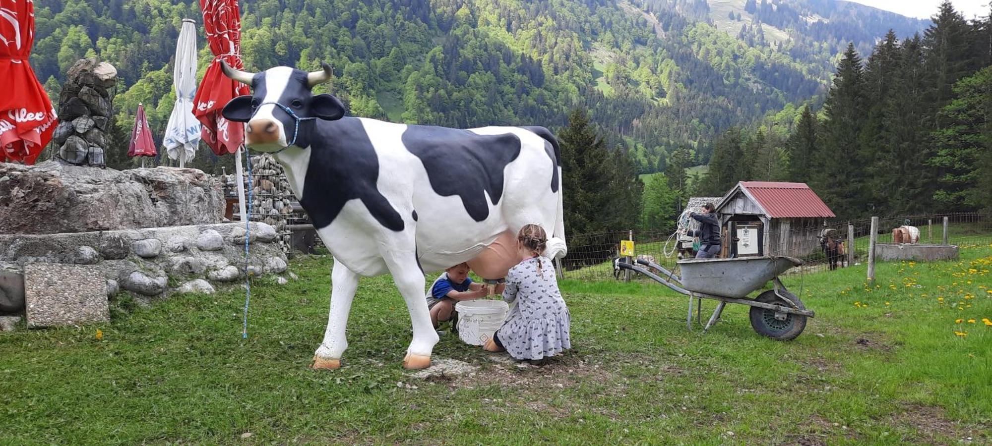 Jausenstation Neuschwand Villa Hittisau Esterno foto