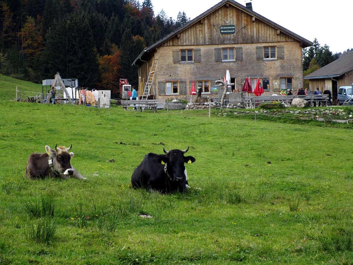 Jausenstation Neuschwand Villa Hittisau Esterno foto